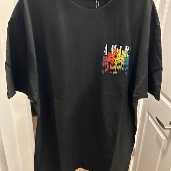 AMIRI Paint Drip Logo Tee - Picture 1 of 6